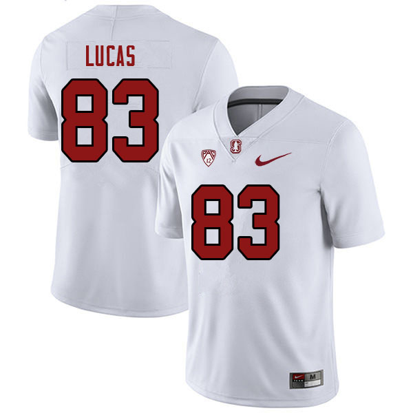 Men-Youth #83 Kale Lucas Stanford Cardinal College 2023 Football Stitched Jerseys Sale-White